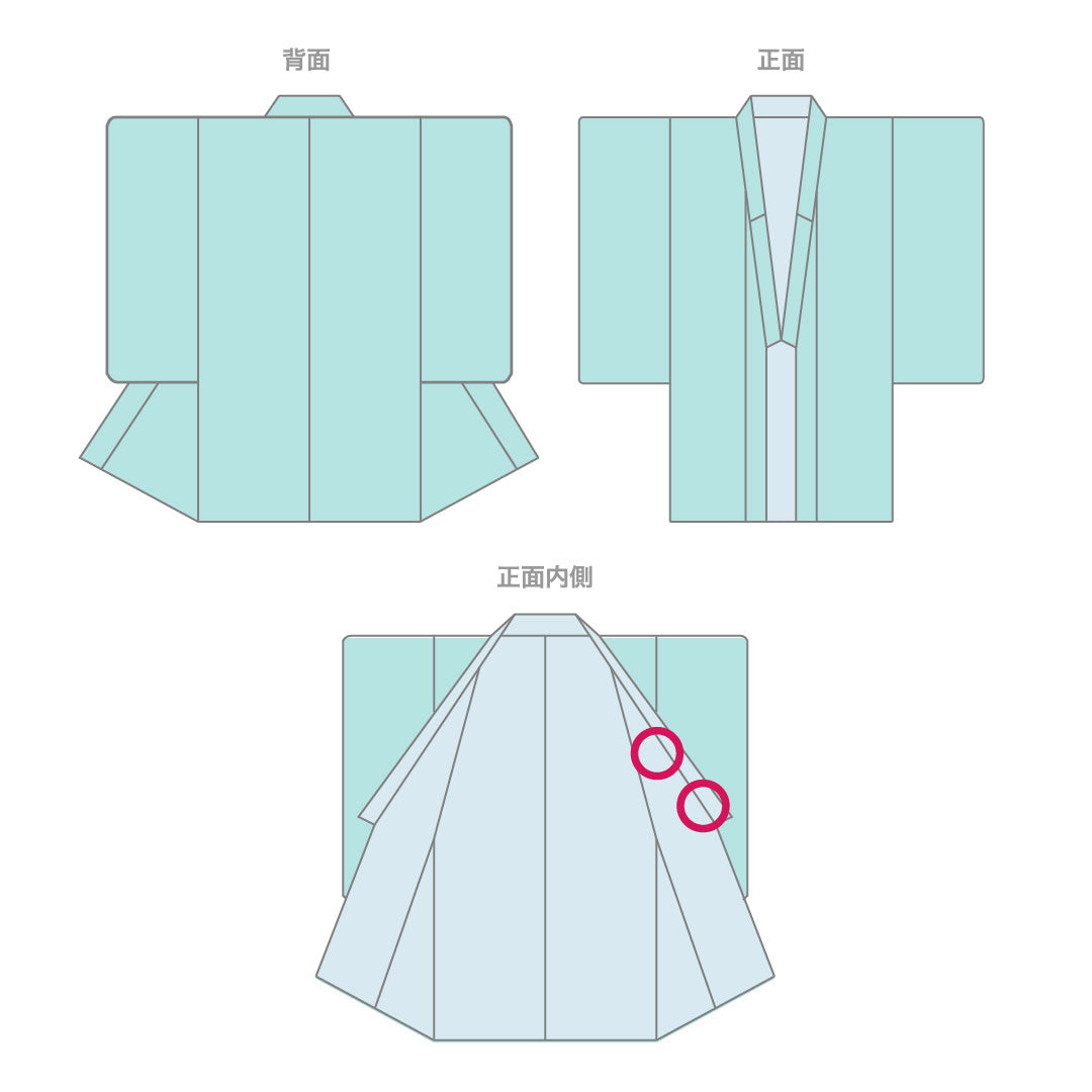 Summer pure silk komon length 155.5cm sleeve length 62.5cm pale purple (poppy purple) bamboo silk S rank purple 1132000582320