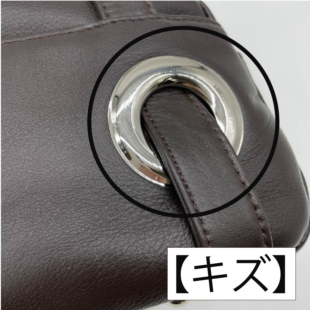 (Like New) Western-style Cowhide Leather Bag, Grade A, Like New, Cowhide Leather, 2-Way, Brown, 119700012314