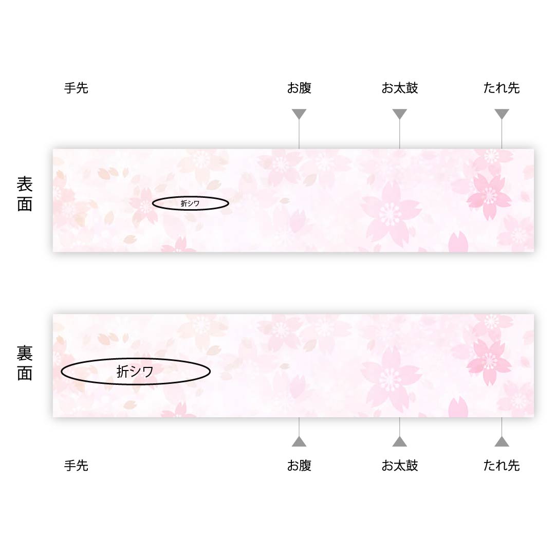 袋帯 生成り色（きなりいろ） 変わり市松 牡丹 竹 桜 帯丈426cm 正絹 Aランク 六通 セミフォーマル グラデーション系 1123007953399