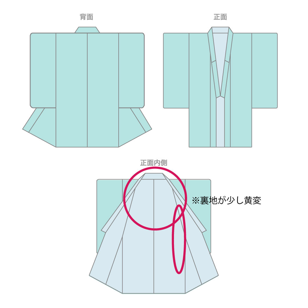 Oshima Tsumugi, Length 160cm, Sleeve length 63.5cm, Weft Kasuri, Shippo, Pure Silk, A Rank, Lined, Black, 1116002583410