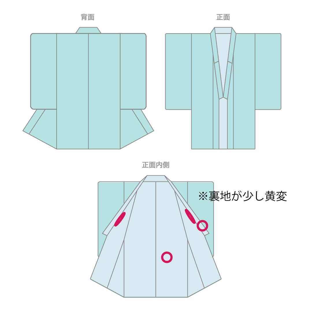 Komon, pure silk, length 158.5cm, sleeve length 64.5cm, lined, tie-dye, abstract pattern, A rank, navy blue, 1115005713318