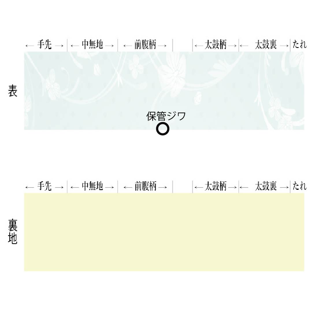 名古屋帯 濃紺色（のうこんいろ） 縞模様 帯丈382cm 木綿 Sランク 全通 カジュアル 紺系 1124006902418 開き仕立て