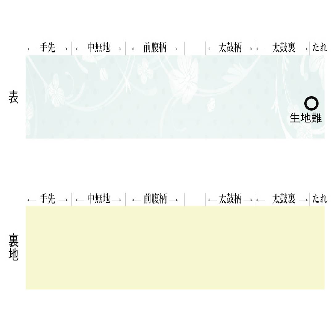 名古屋帯 正絹 Aランク 生成り色（きなりいろ） 絞り 抽象模様 帯丈338cm ポイント柄 カジュアル クリーム系 1124009133315 名古屋仕立て