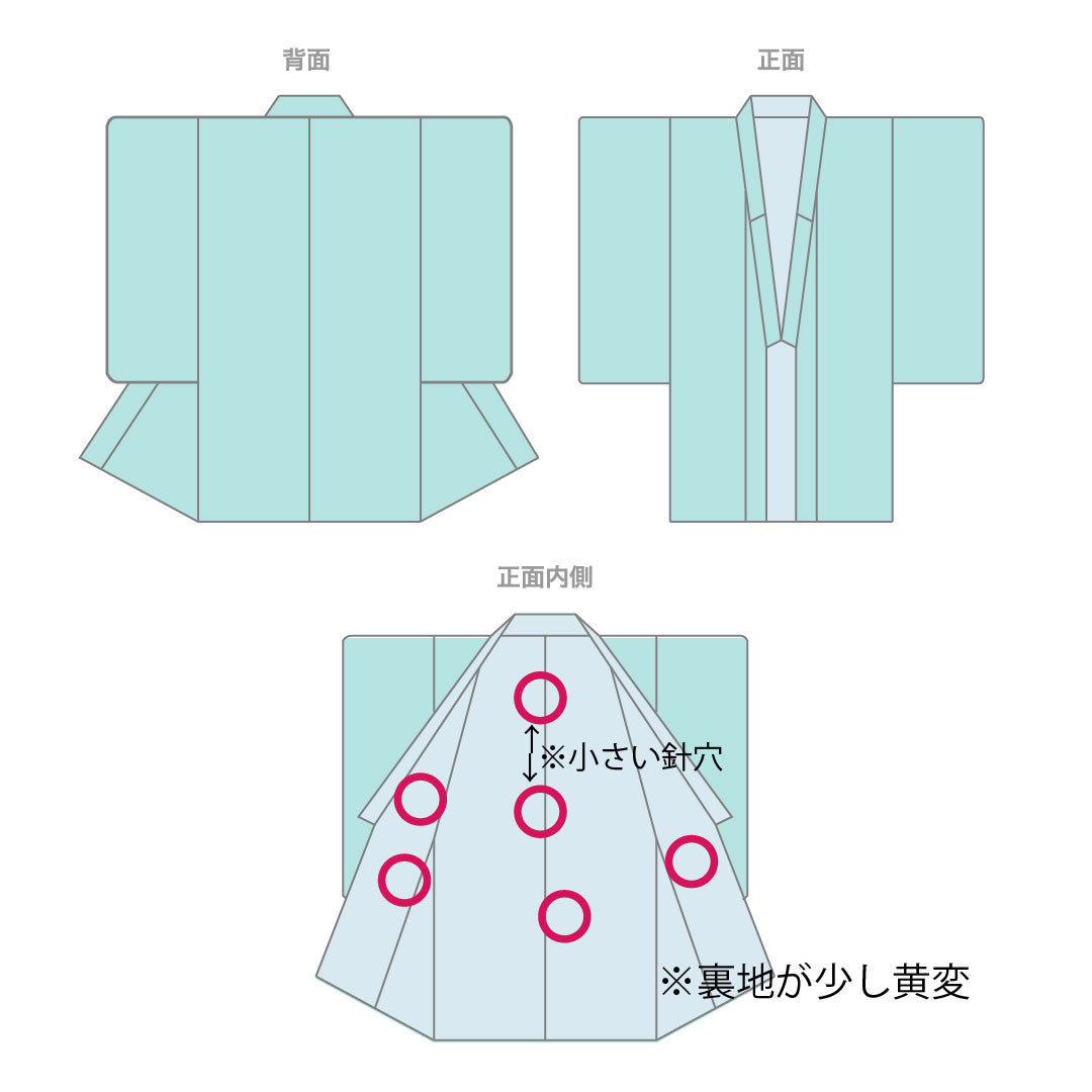 小紋 正絹 身丈154cm 裄丈63cm 袷 乳白色（にゅうはくしょく） 京紅型 吉祥文様 Bランク クリーム系 1115004844215