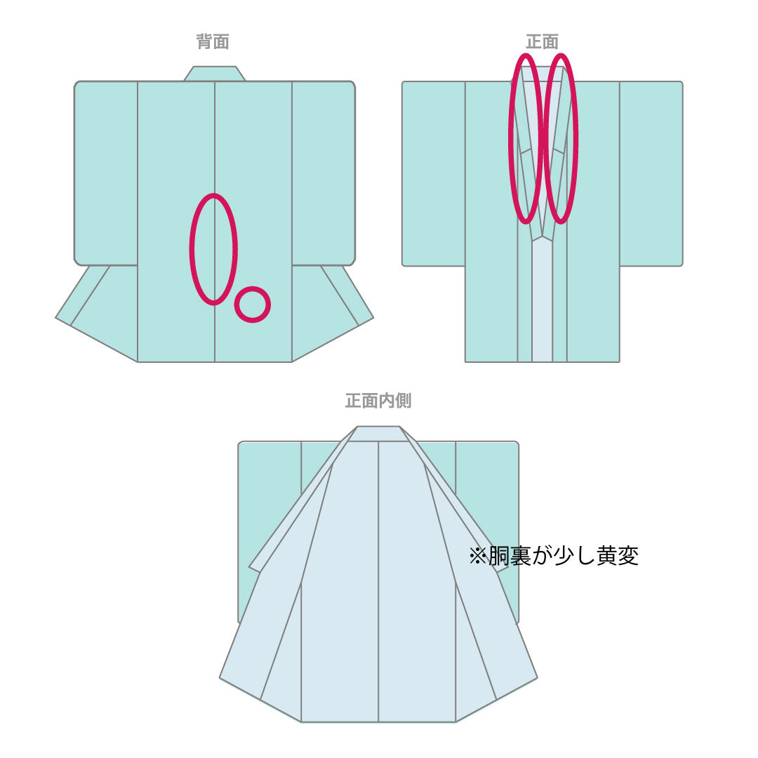 Komon, Length 162cm, Sleeve length 67cm, Lined, Bingata, Pure silk, A rank, Blue, 1115001783417