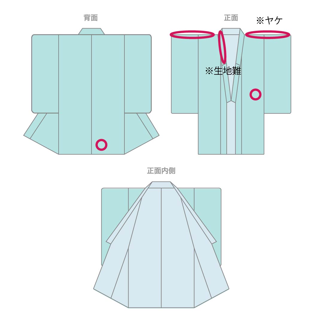 小紋 正絹 身丈152.5cm 裄丈62cm 袷 江戸納戸色（えどなんどいろ） 型染 紅型調 熨斗 椿 Bランク 青系 1115005604217