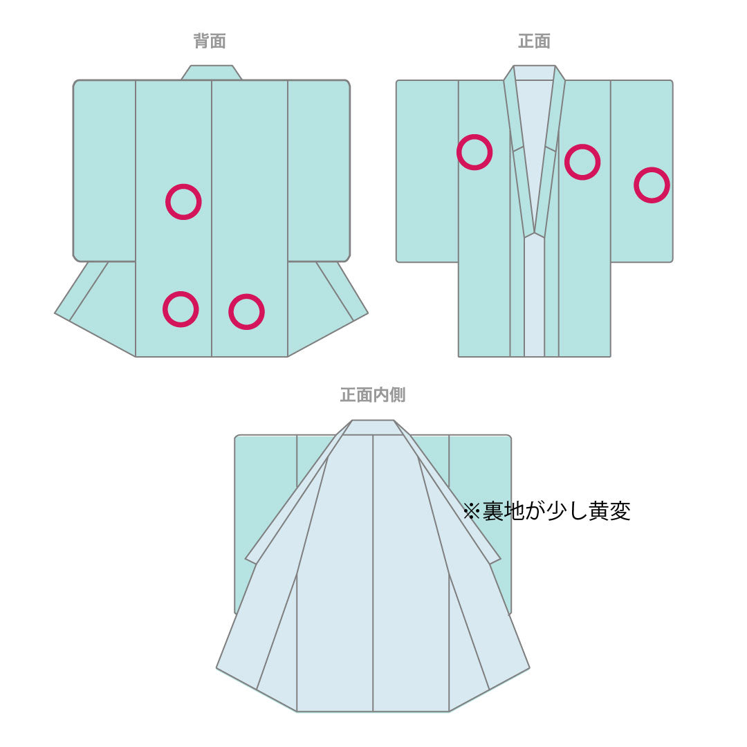 振袖 身丈176.5cm 裄丈64cm 袷  瑠璃色 花鳥模様  正絹 Bランク 紺系 1113001484818