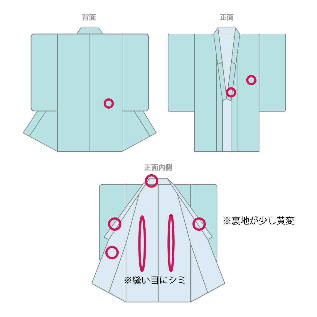 訪問着 正絹 Bランク 袷 身丈160.5cm 裄丈65.5cm 硫黄色（いおういろ） 総絞り 草花 緑系 1112007444419