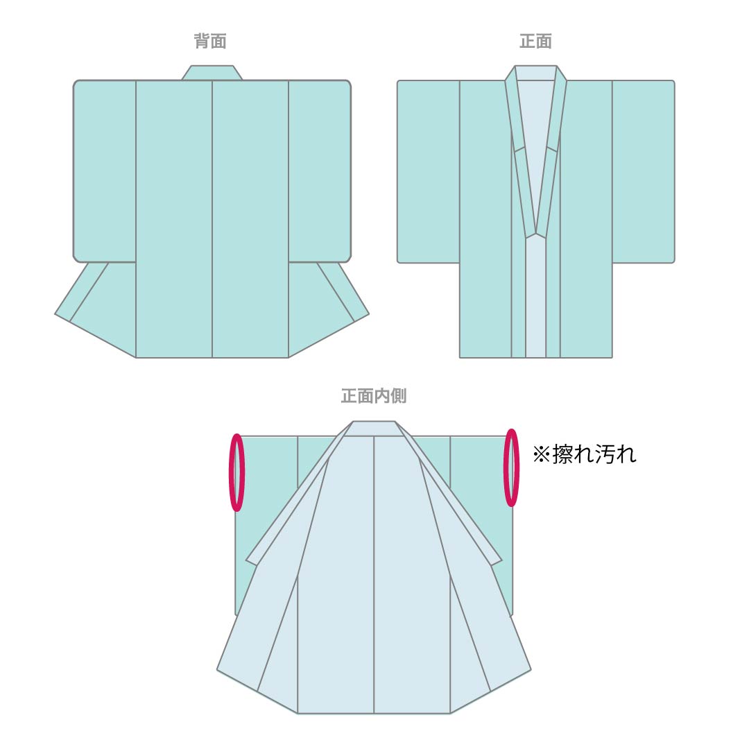 小紋 ポリエステル 身丈163cm 裄丈65cm 袷 似紅色（にせべにいろ） 露芝 小花 洗える着物 Aランク 赤系 1115005933412
