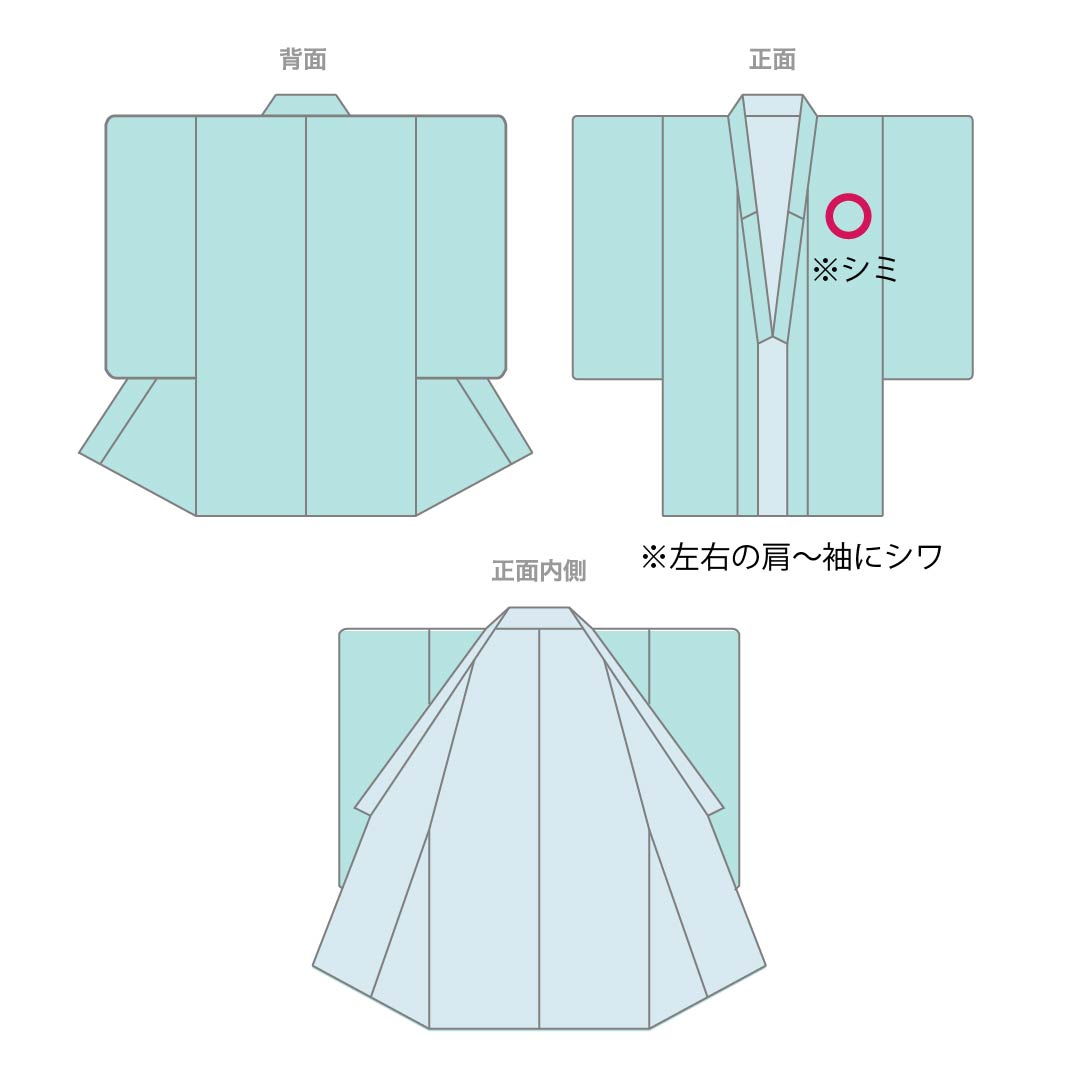 小紋 ポリエステル Sランク 身丈161cm 裄丈66cm 単衣 遠州鼠色（えんしゅうねずいろ） 型染 ぼかし染 桜 洗える着物 ベージュ系 1115007802425