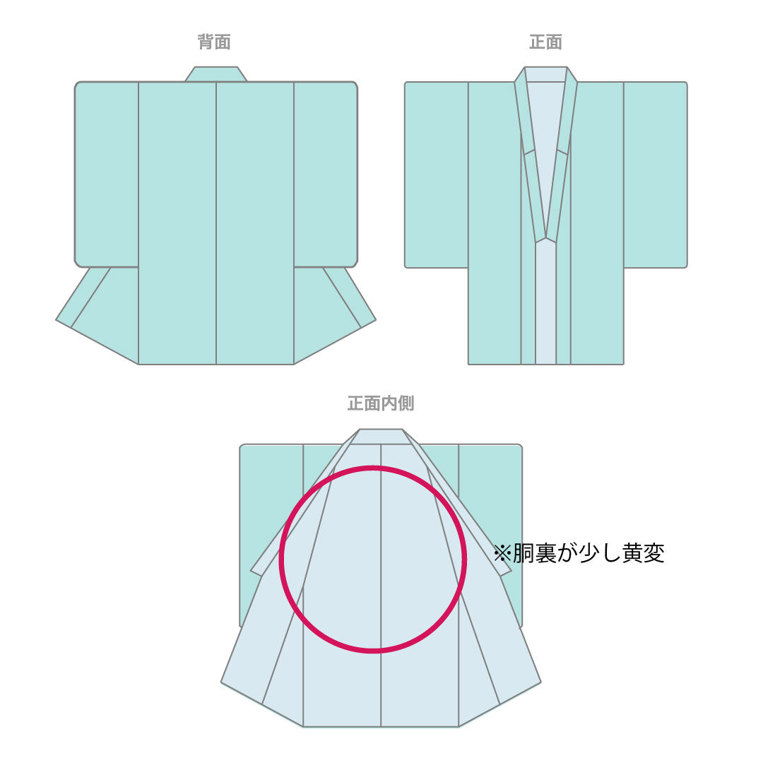 Murayama Oshima Length 151cm Sleeve length 63.5cm Ensemble Abstract pattern Pure silk A rank Awase Black 1116001993210