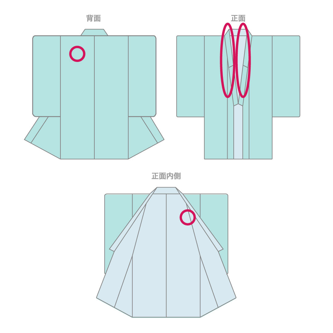色無地 ポリエステル 梅紫色 洗える着物 素無地 下り藤に橘  身丈152cm 裄丈65.5cm 袷  Aランク 紫系 1114000793220