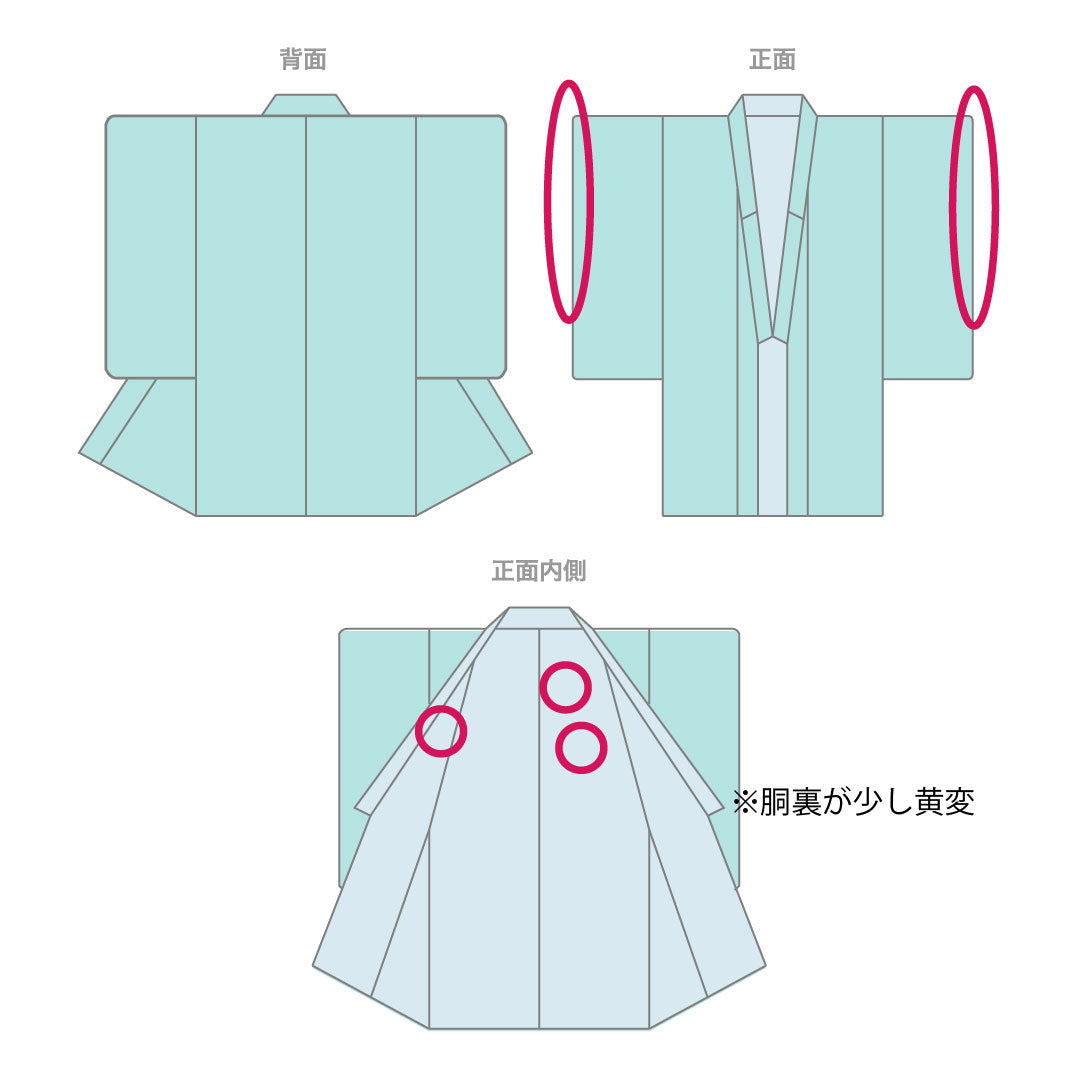 Oshima Tsumugi, Length 156.5cm, Sleeve length 64.5cm, Warp and weft ikat, Floral pattern, Pure silk, A rank, Lined, Green, 1116001853319