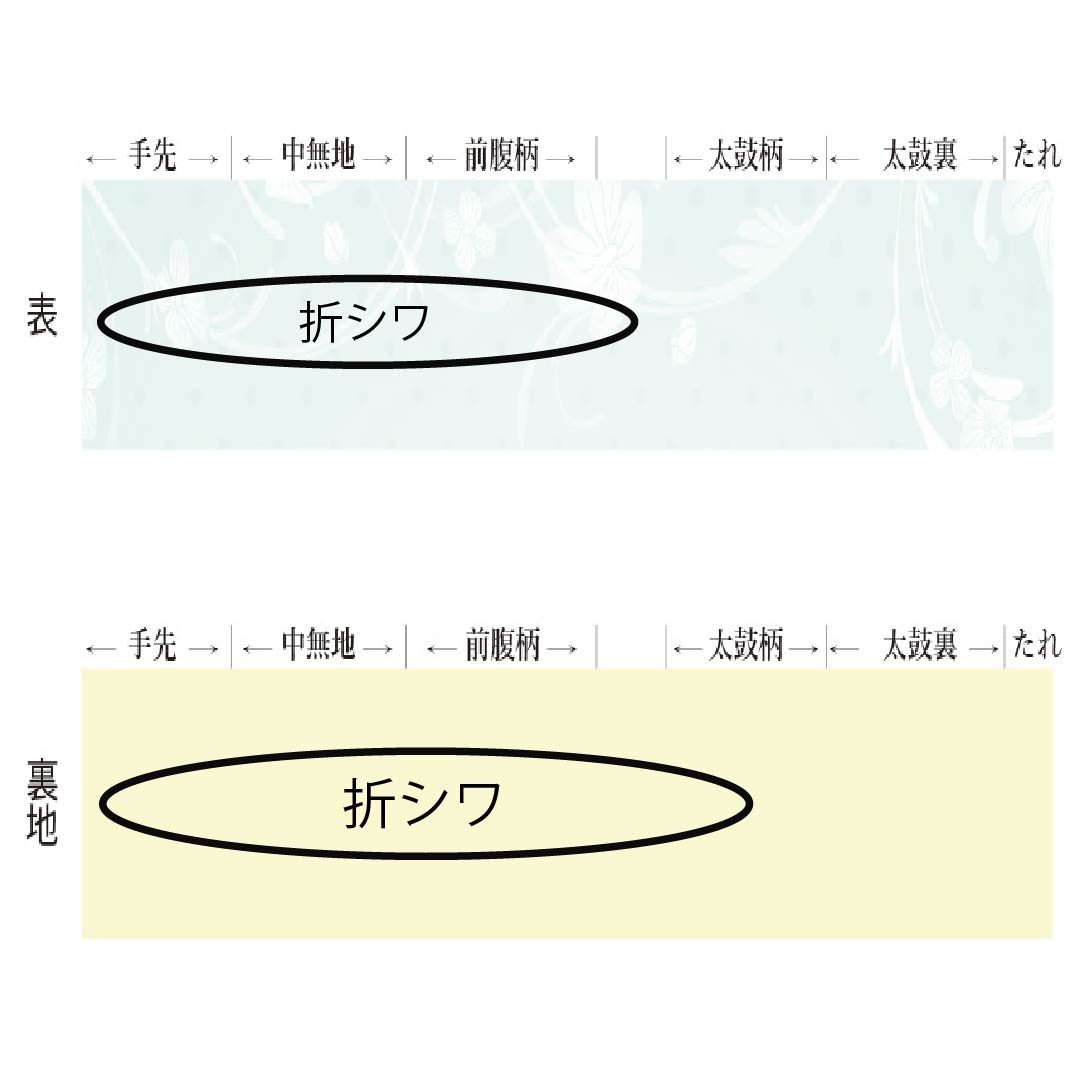 袋帯 正絹 錆鼠色（さびねずいろ） 西陣織 抽象模様 金糸入り 帯丈442cm Sランク 六通 セミフォーマル 青系 1123012692317
