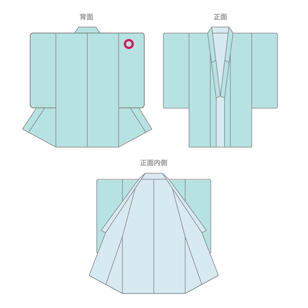 Solid-colored silk kimono, S-rank, length 155.5cm, sleeve length 59.5cm, salmon-colored, single crest, orange and abstract pattern, lined, pink, product number 1114002502313