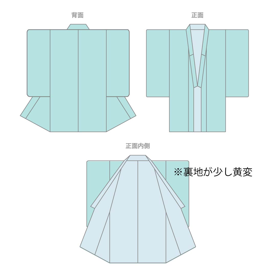 小紋 正絹 身丈164.5cm 裄丈68cm 袷 露草色（つゆくさいろ） 型染 風景絵画調 しあわせガード Sランク 青系 1115005422417
