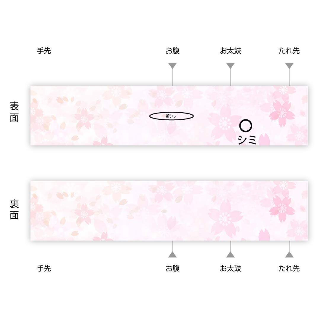 袋帯  横段 花柄 帯丈415cm 正絹 Aランク 全通 カジュアル グラデーション系 1123006893399
