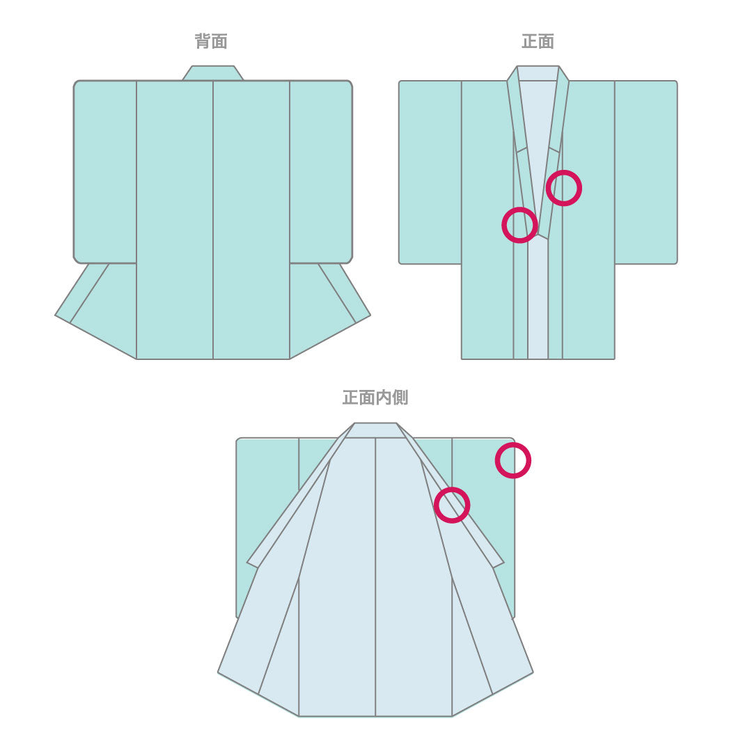 小紋 正絹 身丈155.5cm 裄丈64.5cm 袷 青白磁色（せいはくじいろ） 総絞り 疋田絞り Aランク 水色系 1115004673324