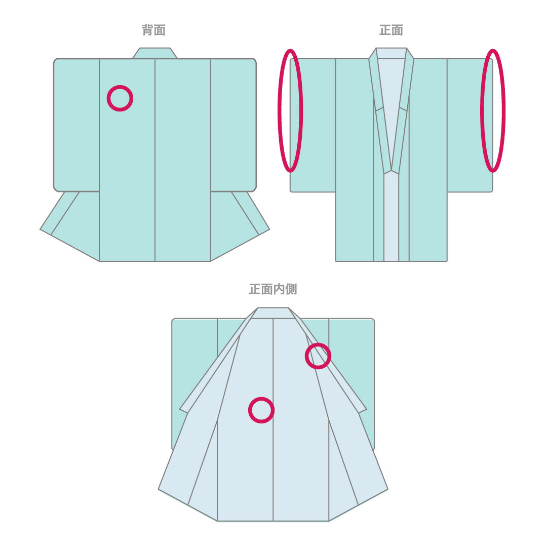 長襦袢 正絹 身丈123.5cm 裄丈64.5cm 単衣  振袖用 ぼかし染  Bランク グラデーション系 1129000604299