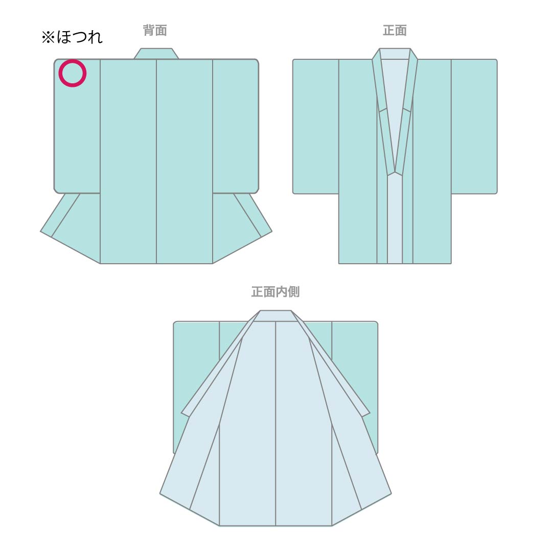 色無地 ポリエステル 身丈158cm 裄丈66cm 竜胆色（りんどういろ） 素無地 洗える着物 単衣 Sランク 紫系 1114002192320