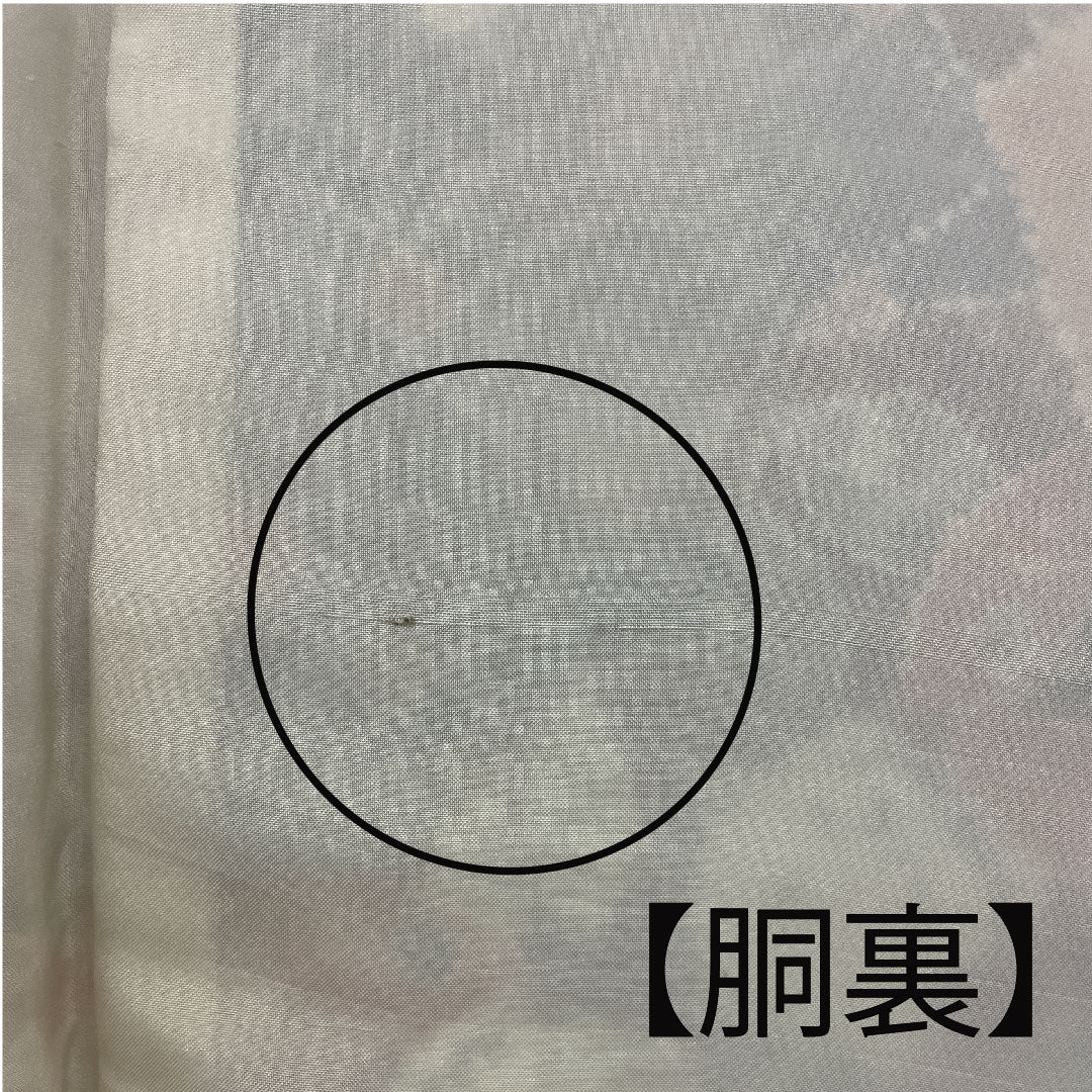 小紋 身丈164cm 裄丈64cm 袷  裂取り 花・芒模様  正絹 Sランク ピンク系 1115000732313