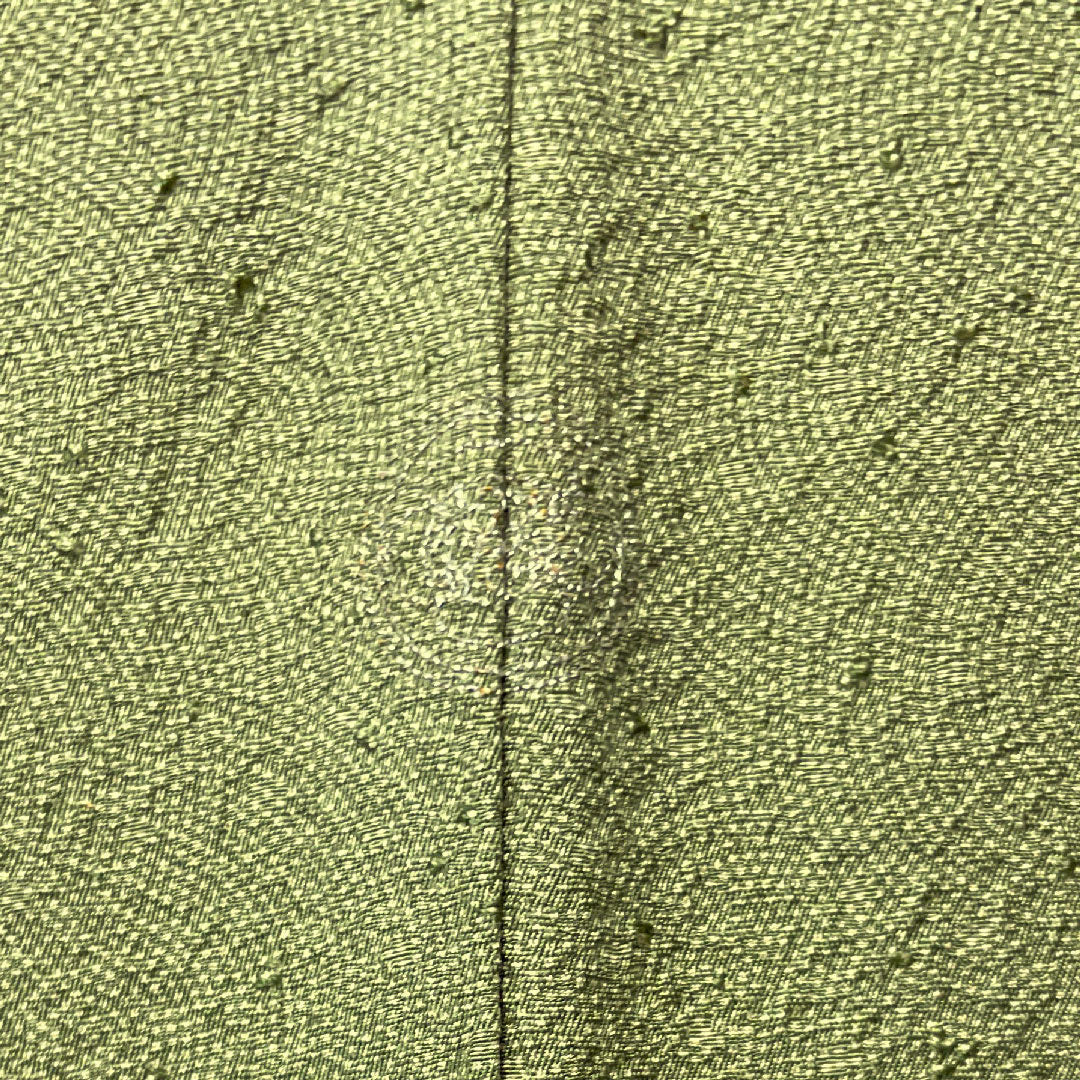 Komon Length 153.5cm Sleeve length 62cm Awase Rikyu color Edo komon Artist's work Shark Pure silk A rank Green 1115003443219
