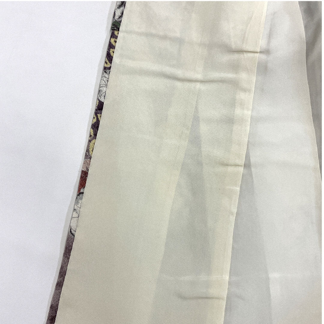 小紋 身丈163.5cm 裄丈64cm 袷  辻ヶ花 正絹 Aランク 紫系 1115000433320