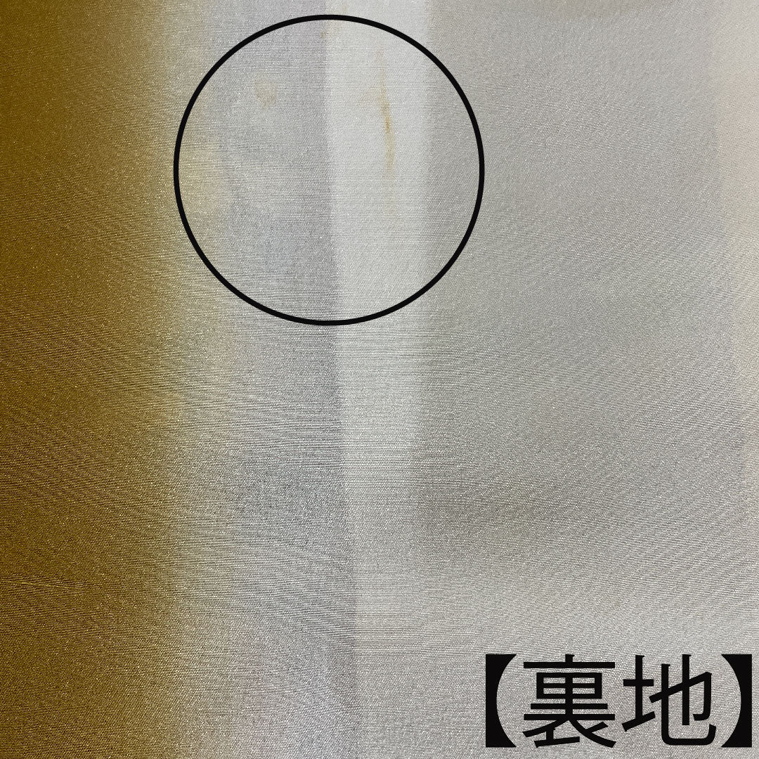 小紋 正絹 身丈154.5cm 裄丈67cm 袷  猟虎色 京紅型 茶屋辻 しつけ糸付き  Sランク 茶系 1115003702214