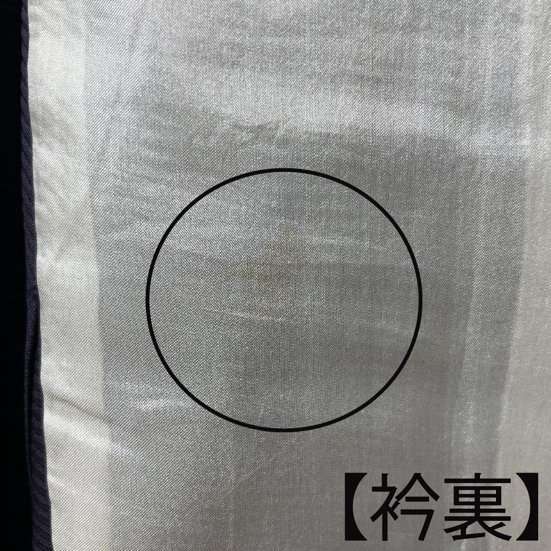 Summer pure silk komon length 155.5cm sleeve length 62.5cm pale purple (poppy purple) bamboo silk S rank purple 1132000582320
