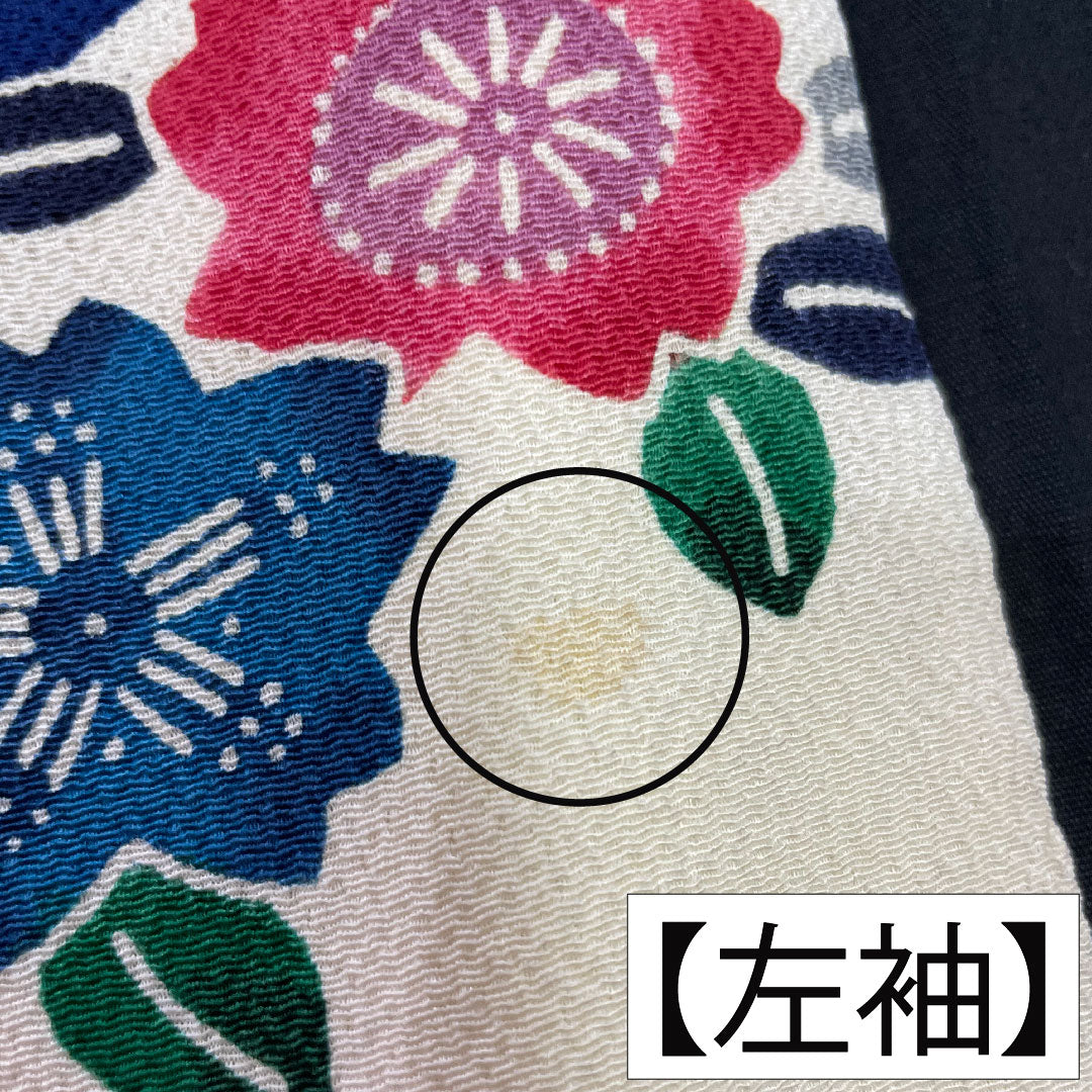 振袖 正絹 身丈165cm 裄丈66cm 袷 瑠璃色（るりいろ） 京紅型 吉祥文様 Aランク 紺系 1113002053518