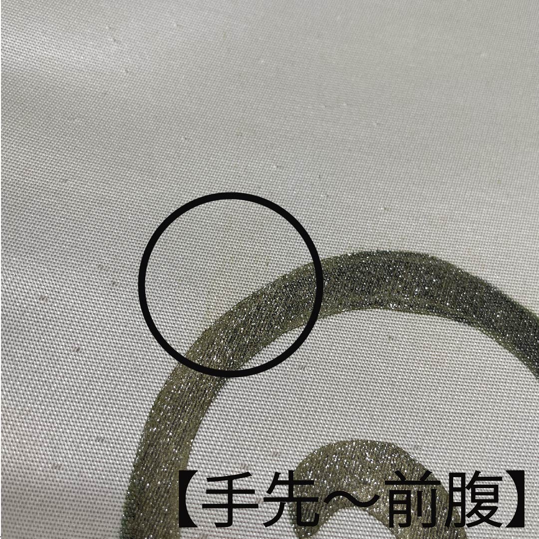 【未仕立】袋帯 正絹 Aランク 胡粉色（ごふんいろ） 蝶    帯丈438cm ポイント柄 セミフォーマル 白系 1123011253311