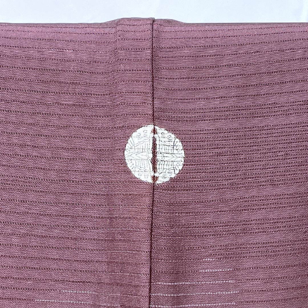Summer Silk Iromuji (Formal Kimono) A Rank, Length 157.5cm, Sleeve-to-Sleeve 65.5cm, Botan-nezumi (peony gray), Plain, Facing Butterflies, One Crest, Ro (gauze weave), Purple tones, 1132003483320