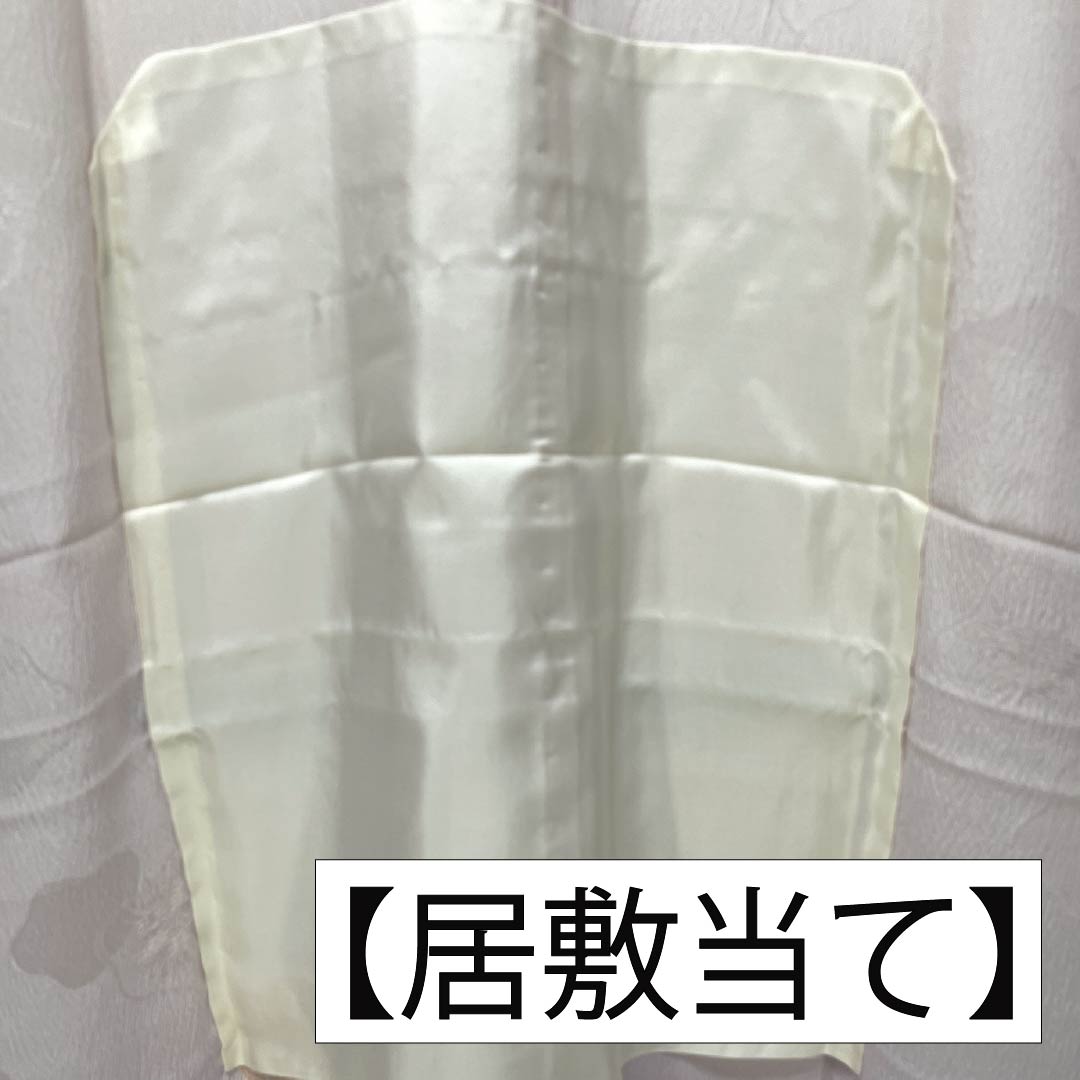 長襦袢 正絹 Sランク 身丈125.5cm 裄丈61.5cm 単衣 乙女色（おとめいろ） 白藤色（しらふじいろ） ちりめん地 梅 グラデーション系 1129000812399