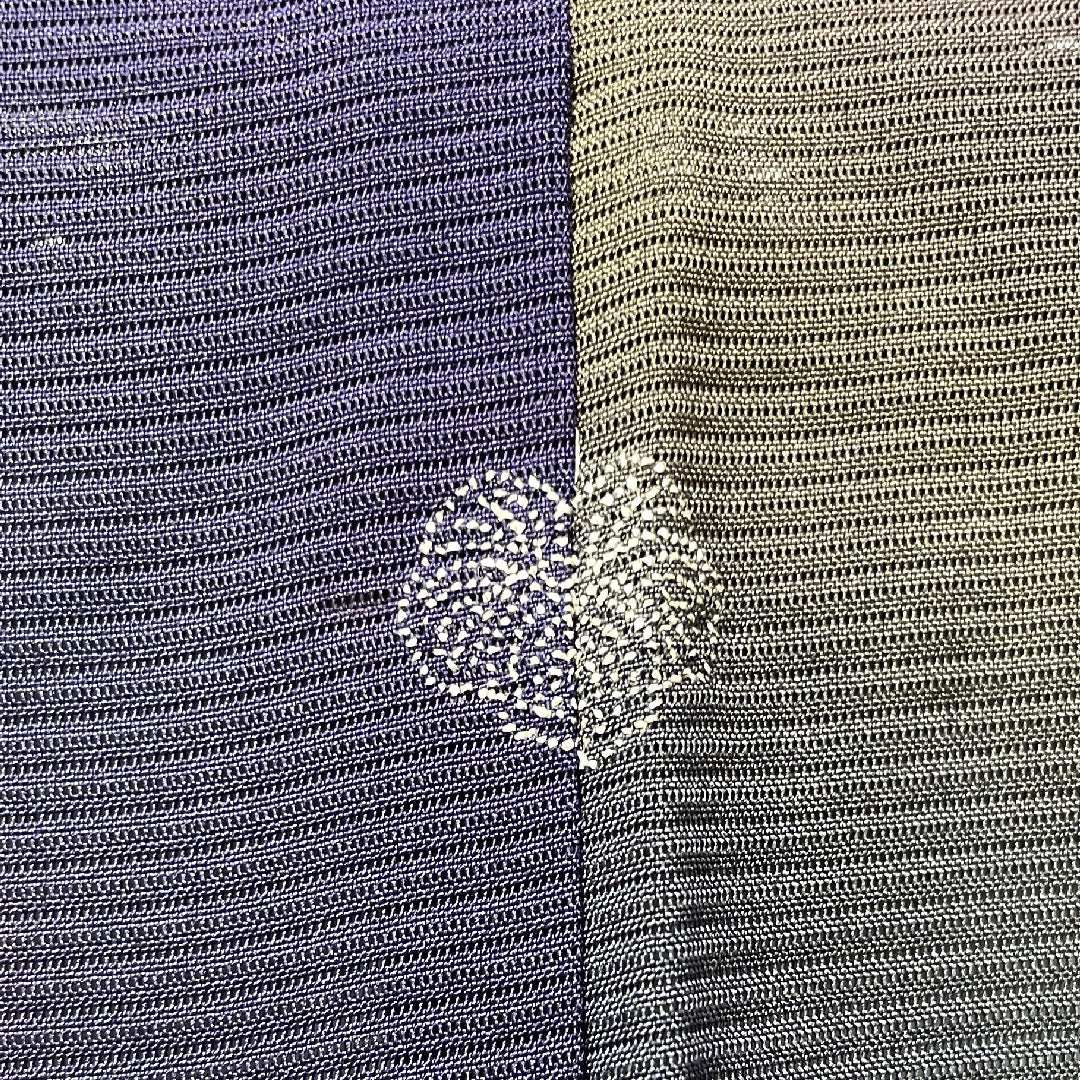 Summer item, pure silk, plain color, length 158cm, sleeve length 64.5cm, blurred pattern, basting thread included, unused item, silk gauze, S rank, gradation pattern, 1132000632399