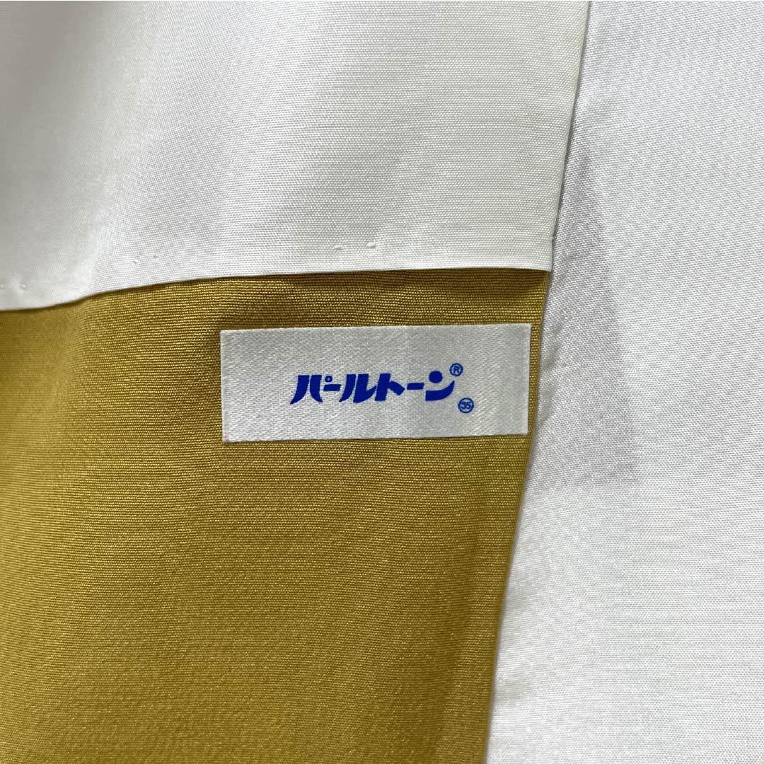 Komon, pure silk, length 163.5cm, sleeve length 66cm, lined, Tokiasagi-iro (light blue), Kyo-Yuzen, bamboo leaf, pearl tone finish, S rank, brown, 1115005742414