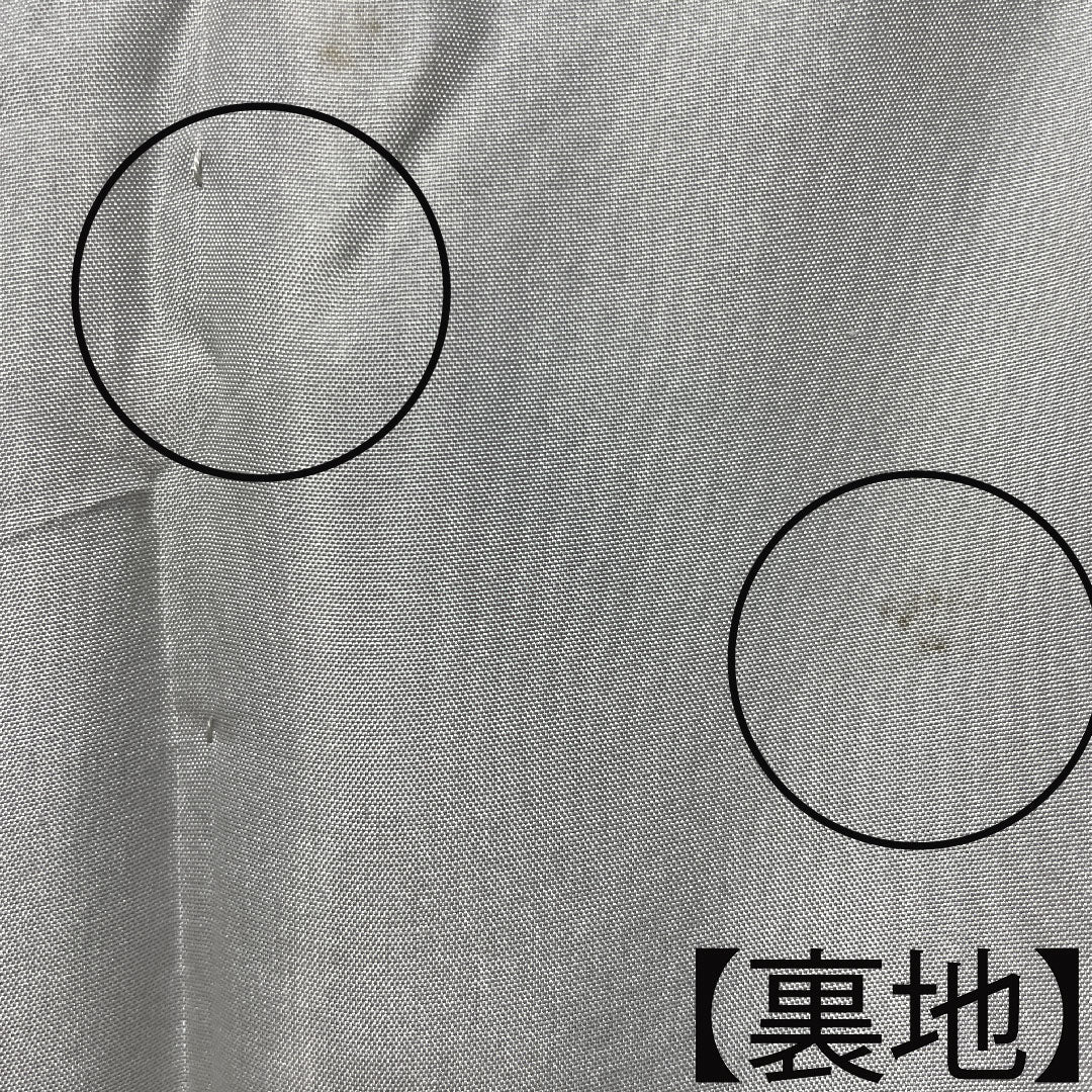 結城紬 正絹 身丈158cm 裄丈62.5cm  抽象模様 しつけ糸付き Sランク 袷 黒系 1116003102310