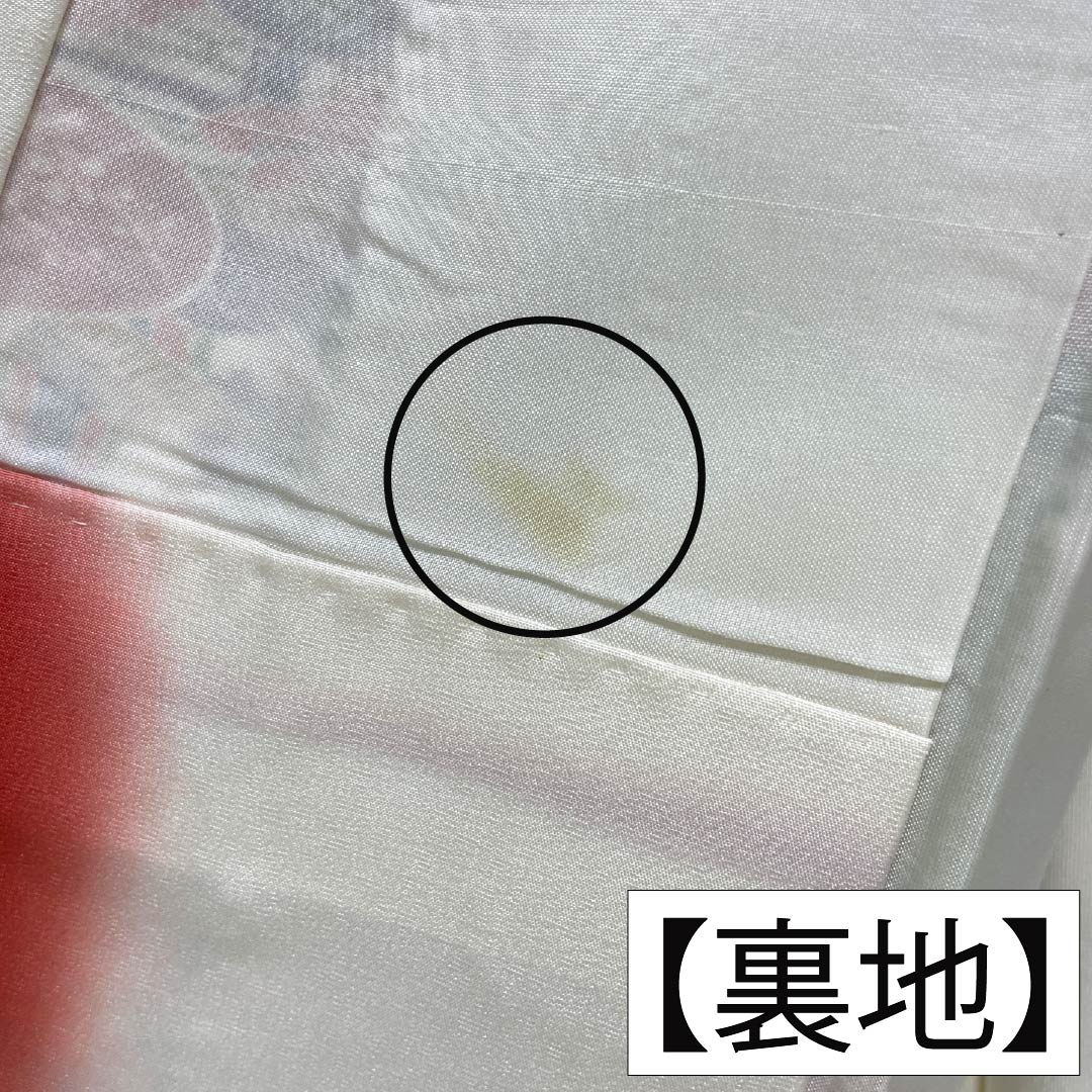 小紋 正絹 Sランク 身丈154cm 裄丈62cm 袷 鶸萌黄色（ひわもえぎいろ） 京紅型 吉祥文様 緑系 1115006832219