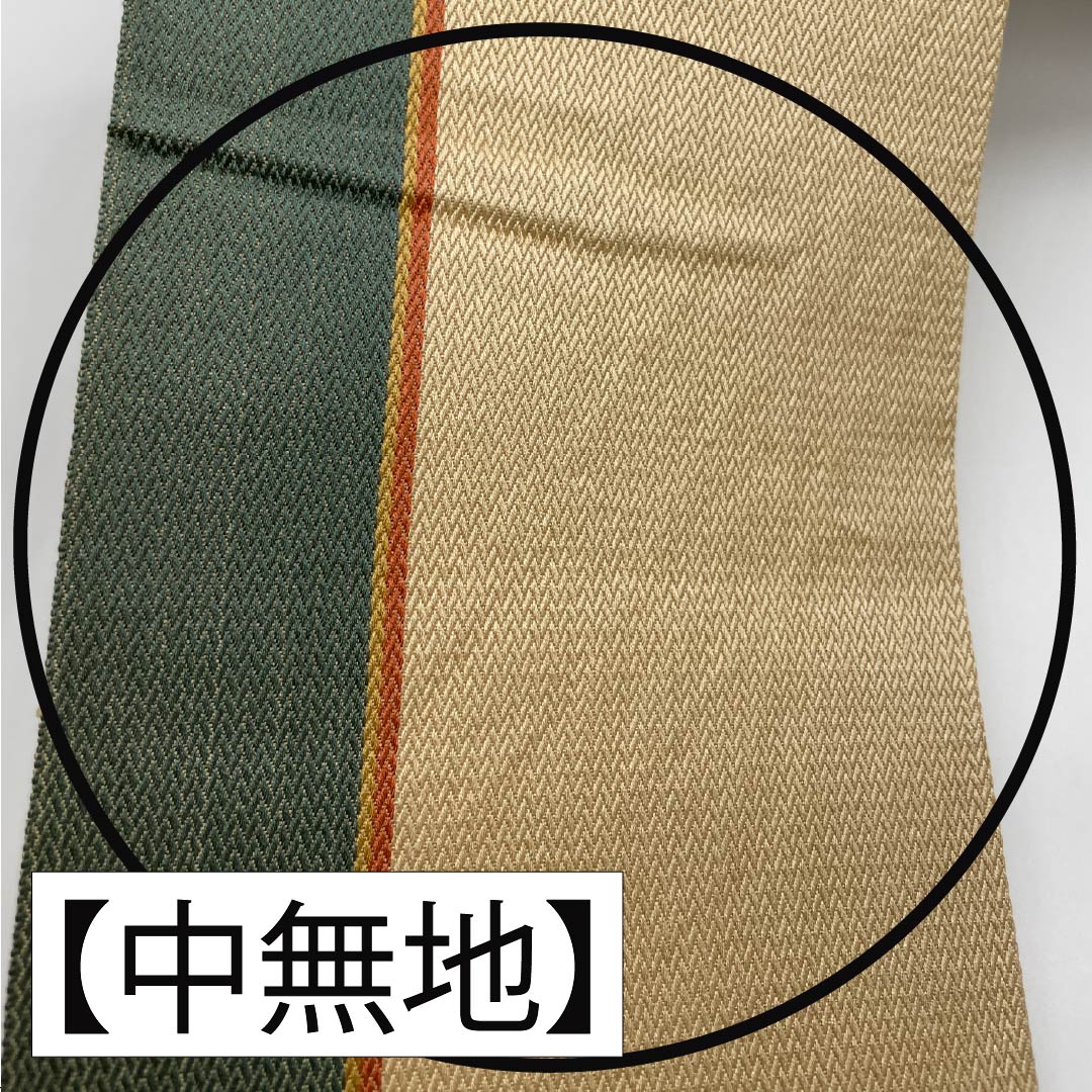 名古屋帯 東京白茶色（とうきょうしらちゃいろ） 抽象花模様 帯丈350cm 正絹 Sランク 六通 カジュアル ベージュ系 1124008012325 名古屋仕立て
