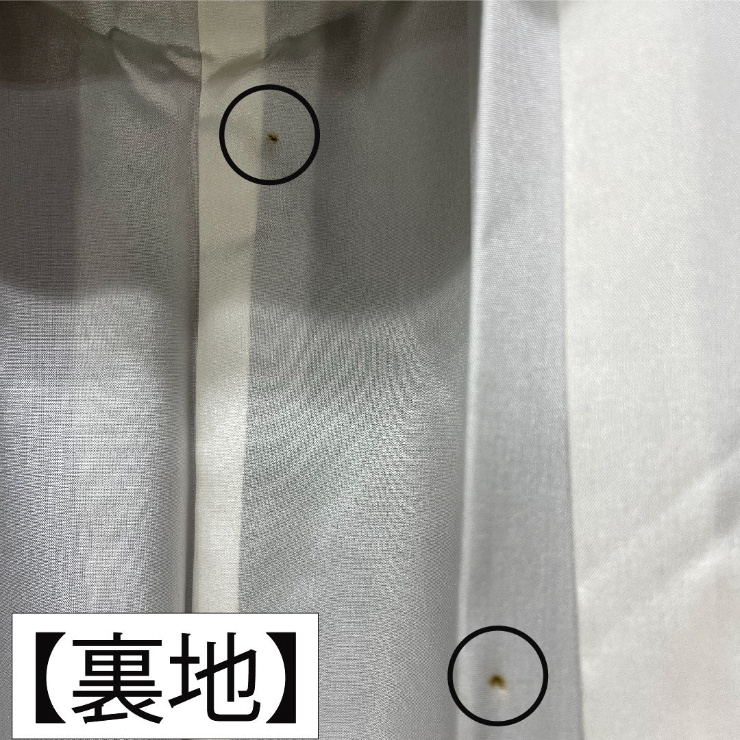 Homongi, pure silk, lined, length 157cm, sleeve length 62cm, deep faded purple, Oshima Tsumugi, Suzhou embroidery, abstract pattern, basting thread included, S rank, purple, 1112004592320