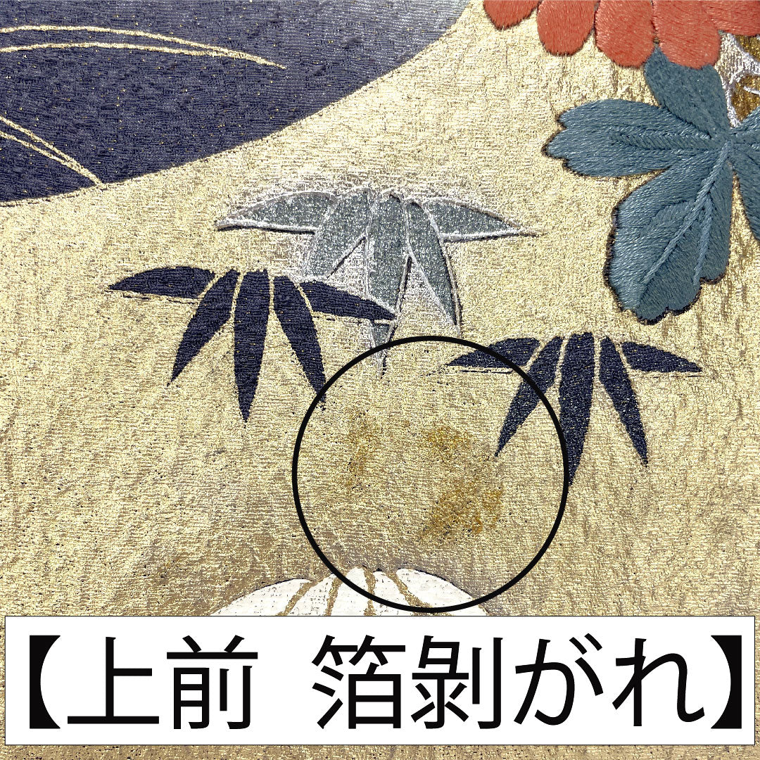 Homongi, pure silk, lined, length 160cm, sleeve length 63cm, coral color, Kyo-Yuzen, embroidery, auspicious pattern, A rank, pink, 1112005423413