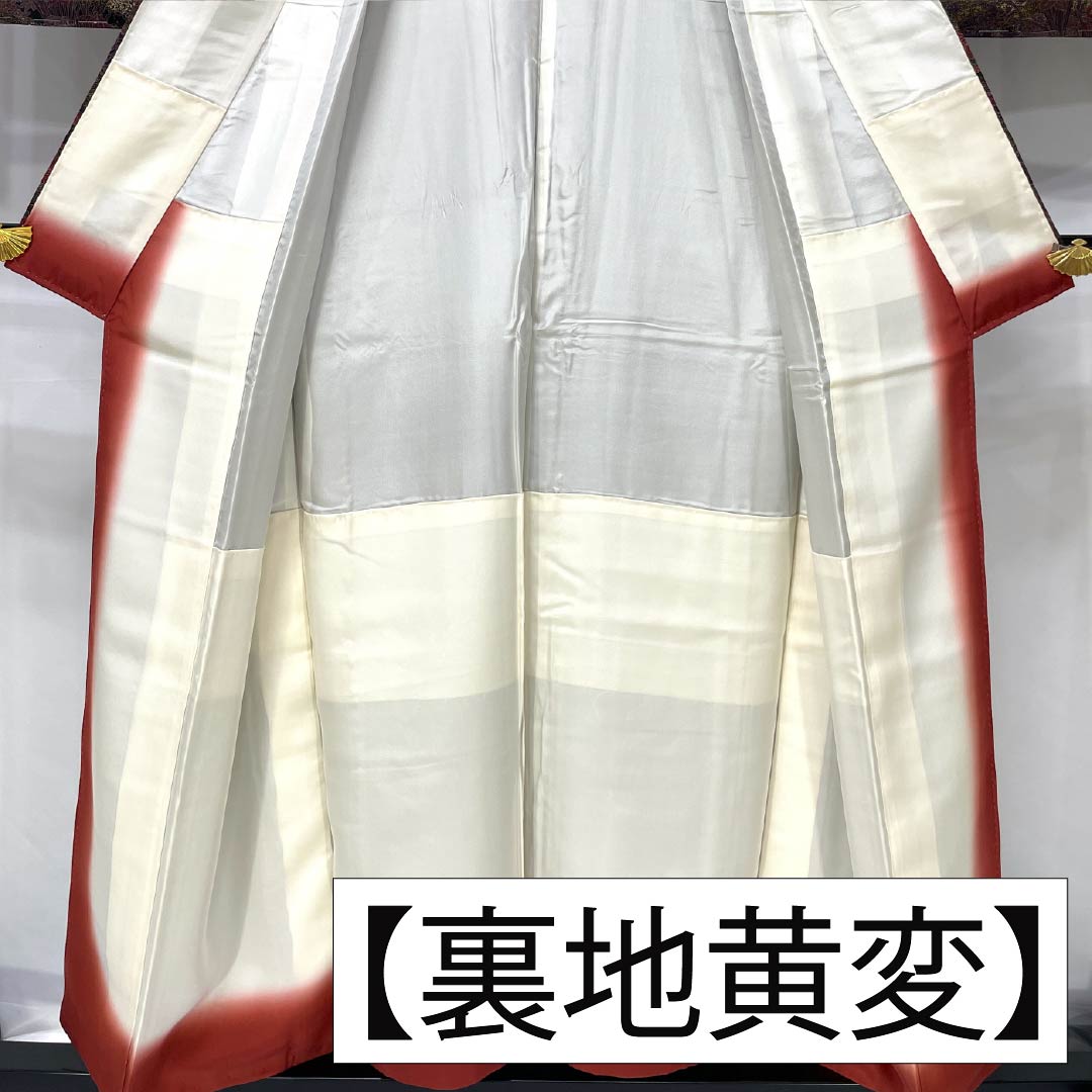 小紋 正絹 身丈153.5cm 裄丈63cm 袷 檳榔子黒色（びんろうじぐろいろ） 型染 古典柄 Sランク 黒系 1115005312210