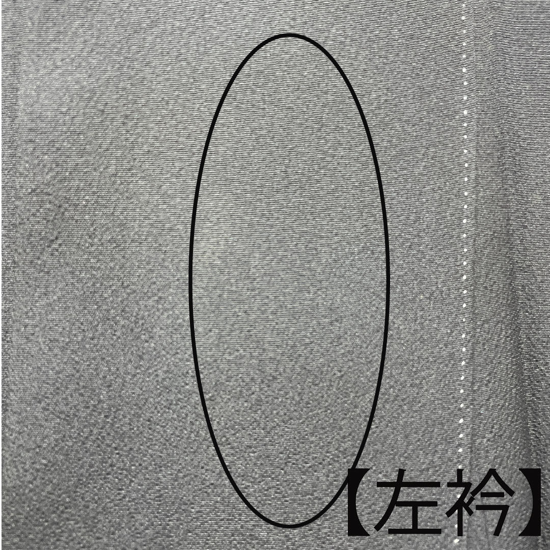 黒留袖 正絹 身丈163.5cm 裄丈66cm 袷  金駒刺繡 菊 揚羽蝶 五つ紋 Bランク 五つ紋 黒系 1111001194410