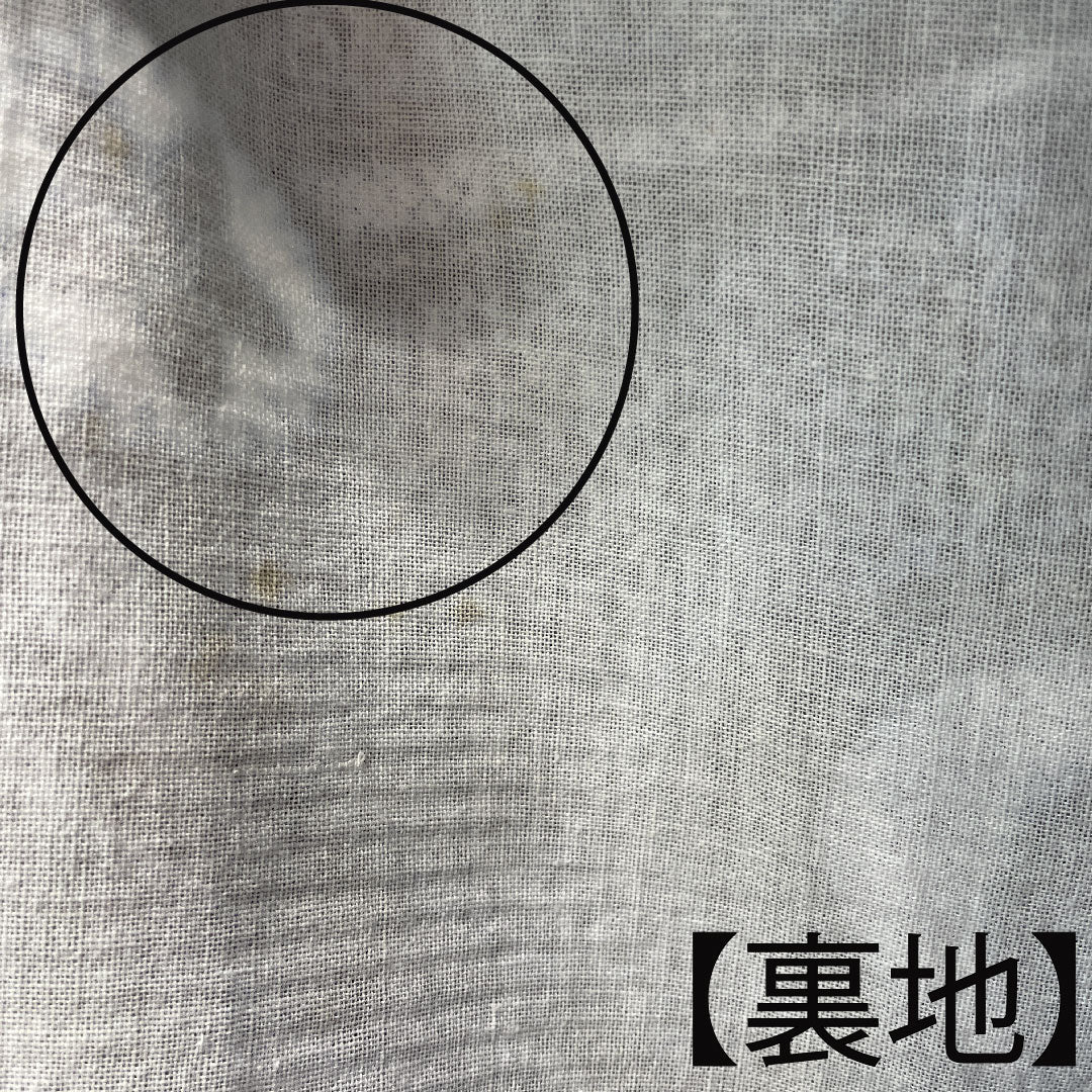浴衣 リップル 流水 木綿 Aランク 単衣 身丈148cm 裄丈63cm 紺系 1118001883118