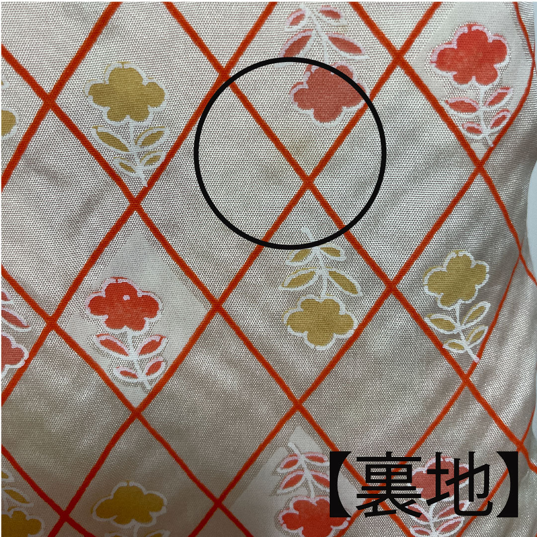 Haori, Length 82cm, Sleeve length 62.5cm, Medium crimson, Shibori, Geometric pattern, Pure silk, A rank, Lined, Pink, 1117000263913