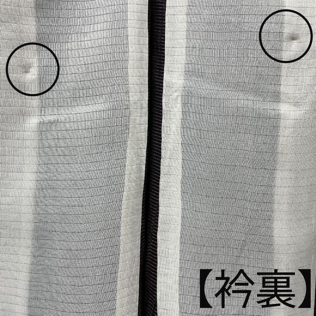 Summer item, pure silk, small pattern, length 159cm, sleeve length 63cm, arrow feather pattern, silk, A rank, black, 1132000503310