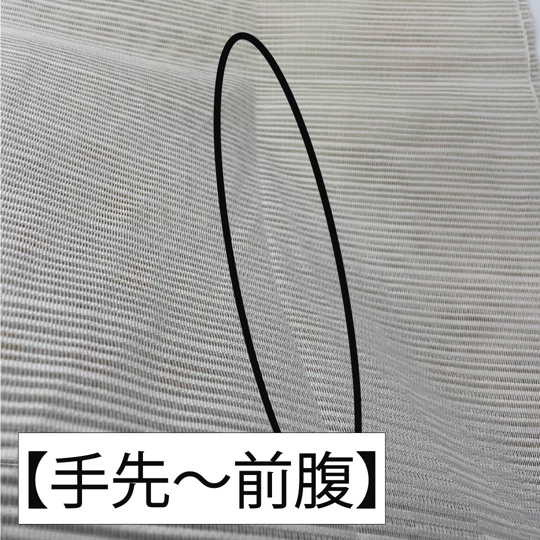 Nagoya obi, pure silk, off-white, summer obi, bamboo fence, hidden placket, obi length 370cm, S rank, point pattern, formal, cream, 1124008322315, pine needle style