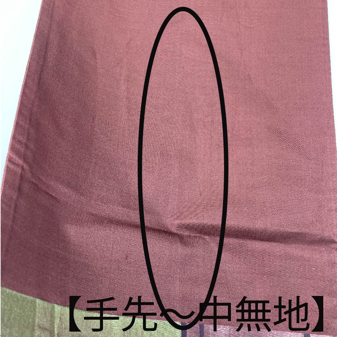 袋帯 憲法茶色（けんぽうちゃいろ） 横段 幾何学模様 帯丈412cm 正絹 Sランク 六通 カジュアル 茶系 1123010372314