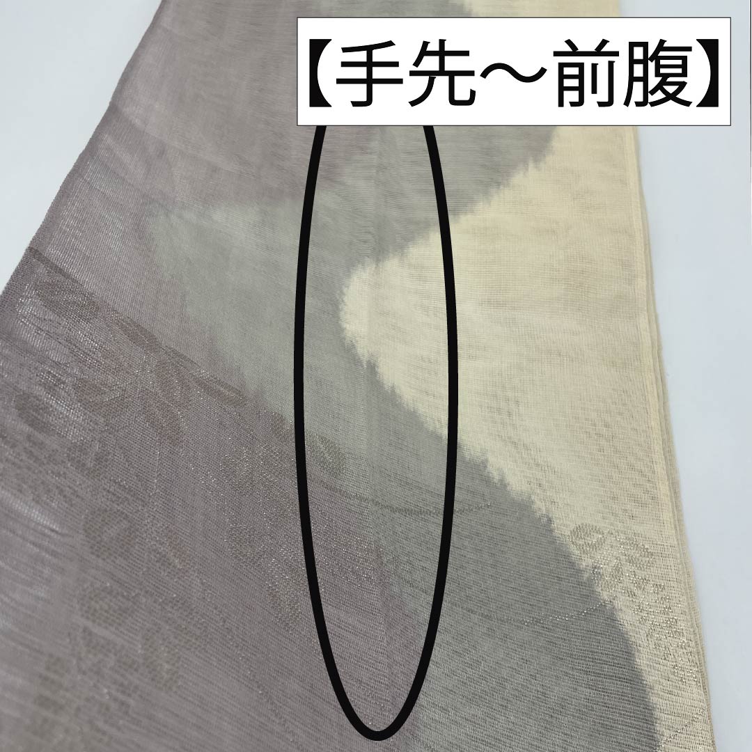 袋帯 正絹 Aランク 引箔 夏帯 よろけぼかし 萩 ススキ 帯丈402cm 六通 セミフォーマル グラデーション系 1123015112399