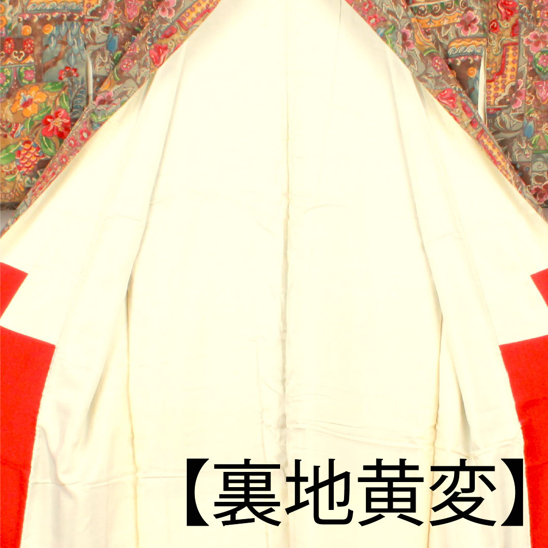 小紋 身丈160cm 裄丈62cm 袷  更紗模様  正絹 Aランク グラデ 1115002303499