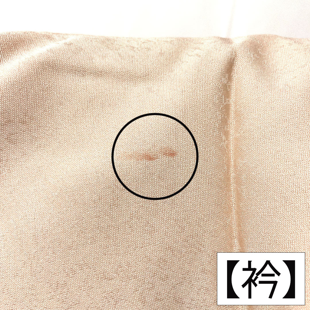 訪問着 正絹 袷 身丈162.5cm 裄丈67.5cm 今様色（いまよういろ） 京友禅 雪輪 桜 Aランク ピンク系 1112005013413
